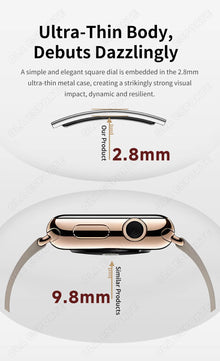 Ultra-Thin Smart Bracelet, Fitness Tracker with Heart Rate & Blood Oxygen Monitoring, Sleep Tracking, Step Counter & Sports Modes