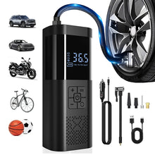 Cordless Portable Tire Inflator with Digital Pressure Gauge – Mini Air Compressor for Cars, Bikes & More