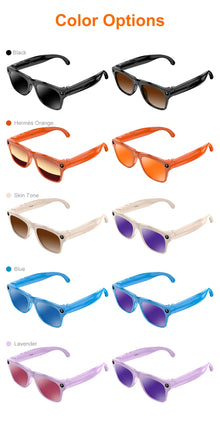 Lenovo AI Smart Glasses with 8MP Camera, Bluetooth Calling, Voice Translation & Music, Smart Sunglasses with 3 Lenses