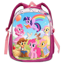 Cute Rainbow Girls Backpack, Kids School Bag with Double Shoulder Straps, Lightweight Backpack for Kindergarten & Travel