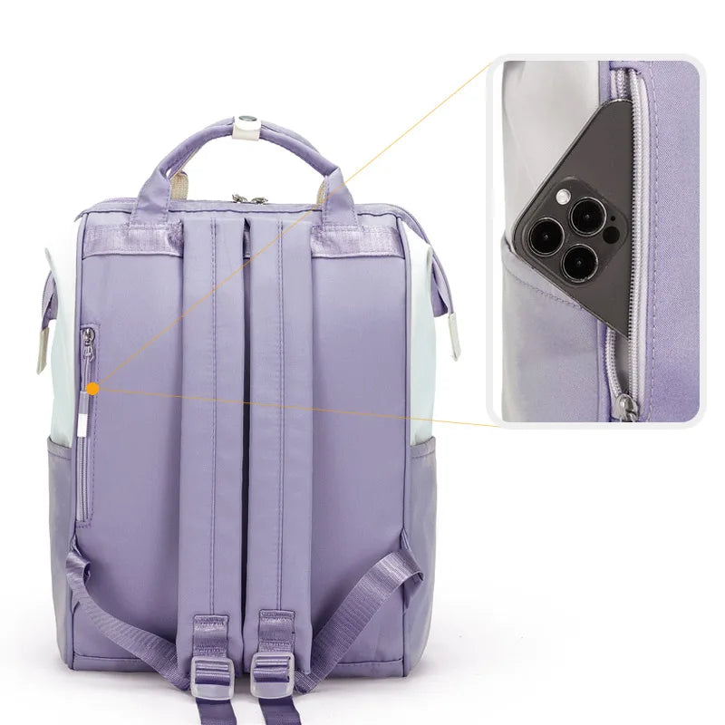Kawaii Girls School Backpack, Japanese K-Style Student Backpack, Cute Preppy Daypack for High School & College