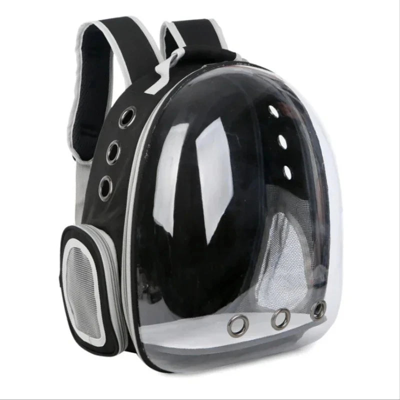 Transparent Pet Carrier Backpack for Cats & Small Dogs – Breathable Travel Bag