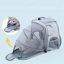 Expandable Pet Carrier Backpack for Cats & Small Dogs – Breathable Travel Bag