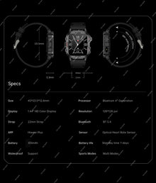 Rugged Smart Watch for Men, 2.01" HD Touchscreen with Bluetooth Calling, Voice Assistant & LED Flashlight