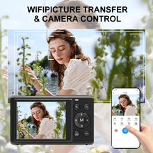 OurLife Digital Camera, 5K 80MP Vlog Camera with 18X Digital Zoom, Dual IPS Screen & WiFi