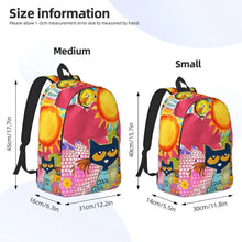 Pete the Cat Backpack, Cartoon School Backpack for Kids, Lightweight Daypack for School, Travel & Everyday Use