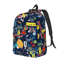 Pete the Cat Backpack, Cartoon School Backpack for Kids, Lightweight Daypack for School, Travel & Everyday Use