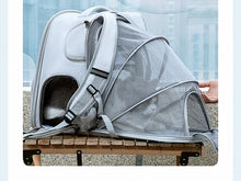 Expandable Pet Carrier Backpack for Cats & Small Dogs – Breathable Travel Bag