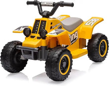 6V Kids Electric ATV Ride-On Toy, 4-Wheel Quad with LED Headlights, Music, Forward & Reverse