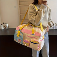 Women’s Travel Duffel Bag, Lightweight Gym & Yoga Sports Bag, Casual Weekender Bag for Short Trips, Fitness & Everyday Use