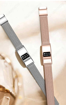 Ultra-Thin Smart Bracelet, Fitness Tracker with Heart Rate & Blood Oxygen Monitoring, Sleep Tracking, Step Counter & Sports Modes