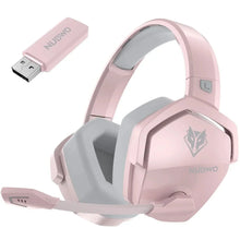 NUBWO G06 Wireless Gaming Headset, 2.4GHz & Bluetooth 5.3, Stereo Sound, Detachable Mic for PS5, PS4, PC & Switch
