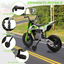 12V Kids Electric Dirt Bike with Training Wheels – Ride-On Motorcycle for Children