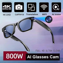 AI Smart Glasses with 800K HD Camera, Video Recording, Translation, Bluetooth Calling & Photochromic Lenses
