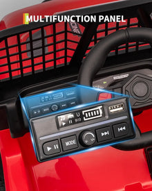 12V Kids Electric Ride-On Truck with Parent Remote Control – 3-Speed Off-Road Toy Car