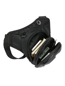 Motorcycle Leg Bag, Waterproof Rider Waist Pack, Crossbody Thigh Bag for Motorcyclists, Bikers & Outdoor Travel