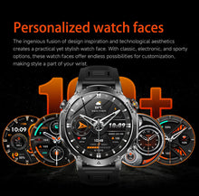 1400mAh Smart Watch for Men, Outdoor GPS Sports Watch with AMOLED Display, Bluetooth Calling, IP68 Waterproof & Flashlight
