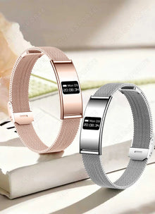 Ultra-Thin Smart Bracelet, Fitness Tracker with Heart Rate & Blood Oxygen Monitoring, Sleep Tracking, Step Counter & Sports Modes