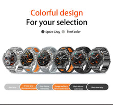 1400mAh Smart Watch for Men, Outdoor GPS Sports Watch with AMOLED Display, Bluetooth Calling, IP68 Waterproof & Flashlight
