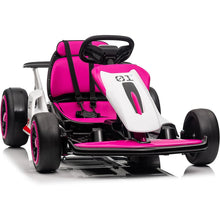 24V Electric Drift Go-Kart for Kids – 200W Ride-On Racing Car with Music & Horn
