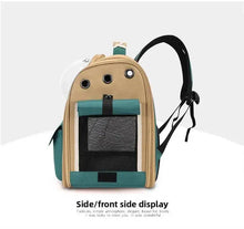 Space Capsule Pet Carrier Backpack, Breathable Cat & Small Dog Travel Bag, Portable Pet Backpack with Transparent Window