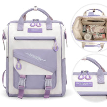 Kawaii Girls School Backpack, Japanese K-Style Student Backpack, Cute Preppy Daypack for High School & College