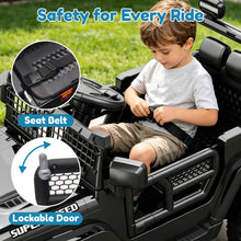 12V Kids Ride-On Car, Electric Toy Car with Parent Remote Control, Spring Suspension, LED Lights & Music