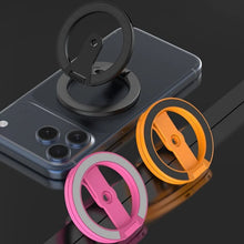 Double-Sided Magnetic Phone Ring Holder, Foldable Phone Stand & Grip, Adjustable MagSafe Phone Mount