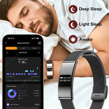 Ultra-Thin Smart Bracelet, Fitness Tracker with Heart Rate & Blood Oxygen Monitoring, Sleep Tracking, Step Counter & Sports Modes