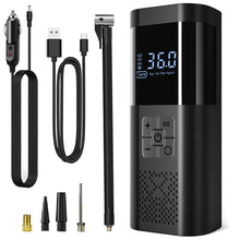 Cordless Portable Tire Inflator with Digital Pressure Gauge – Mini Air Compressor for Cars, Bikes & More