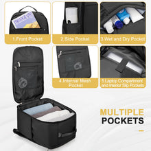 Ryanair Cabin Backpack 40x20x25cm, Expandable Travel Bag, EasyJet 45x36x20cm Hand Luggage Backpack for Travel