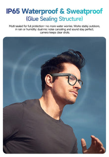 AI Smart Glasses with 800K HD Camera, Video Recording, Translation, Bluetooth Calling & Photochromic Lenses