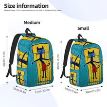 Pete the Cat Backpack, Cartoon School Backpack for Kids, Lightweight Daypack for School, Travel & Everyday Use