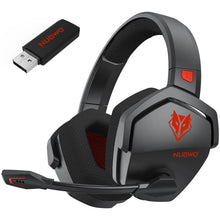 NUBWO G06 Wireless Gaming Headset, 2.4GHz & Bluetooth 5.3, Stereo Sound, Detachable Mic for PS5, PS4, PC & Switch