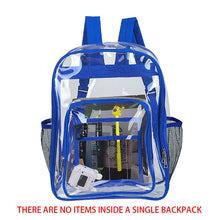 Transparent Clear Backpack, Large Capacity School Bag for Boys & Girls, Lightweight See-Through Travel & Everyday Backpack
