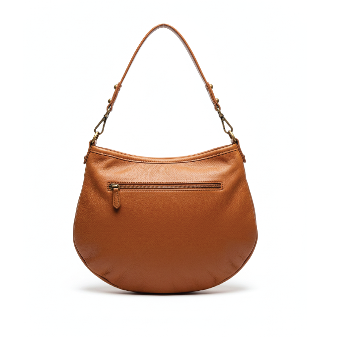 Woven Goat Leather Hobo Shoulder Bag