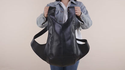 Handmade Genuine Leather Belt Pouch – Vintage Brown Leather Waist Bag with Metal Buckle, Retro Utility Pouch for Men & Women MH013