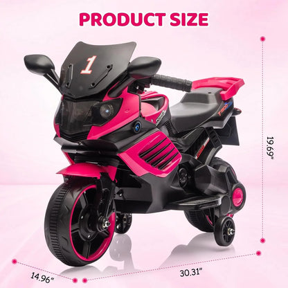 6V Kids Electric Ride-On Motorcycle